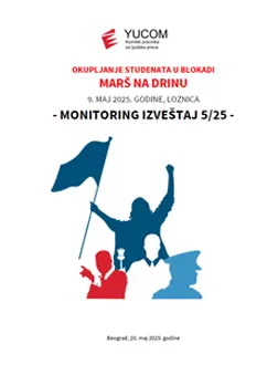 Monitoring izveštaj 5_25 – OKUPLJANJE STUDENATA U BLOKADI MARŠ NA DRINU